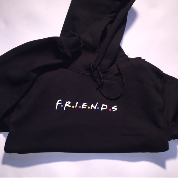 NWT Forver 21 Black friends hoodie - Picture 4 of 4